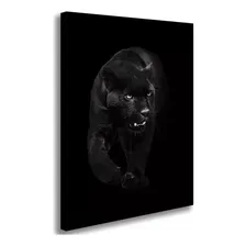 Quadro Decorativo Em Tecido Pantera 120x80 Foto  mini 1