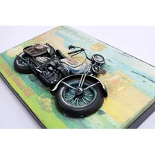 Quadro Decorativo Harley Davidson 3d Motorcycle 45x30cm - Ún Cor Único Foto mini 4