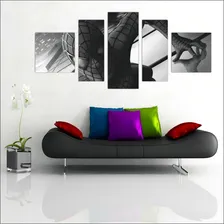 Quadro Decorativo Homem Aranha Preto E Branco Vingadores Gg Foto mini 1