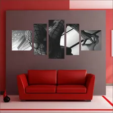 Quadro Decorativo Homem Aranha Preto E Branco Vingadores Gg Foto mini 2