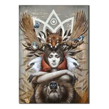 Quadro Decorativo India Com Animais Foto mini 1