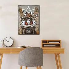 Quadro Decorativo India Com Animais Foto mini 2