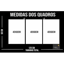 Quadro Decorativo Leão Tigre Hall Sala Moderno Luxo Grande Cor da armação Borda Infinita Foto mini 3