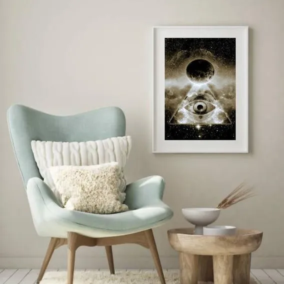 Quadro Decorativo Maçonaria - 60x48cm Foto 1