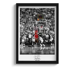 Quadro Decorativo Nba Michael Jordan Chicago Bulls C/ Moldura E Vidro A3 Foto mini 2