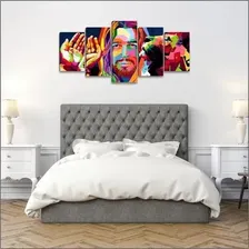 Quadro decorativo Olph Decor Decorativo quadro decorativo sala jesus cristo leão tribo judá fé x 2cm - mdf Foto mini 3