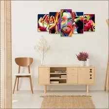 Quadro decorativo Olph Decor Decorativo quadro decorativo sala jesus cristo leão tribo judá fé x 2cm - mdf Foto mini 2