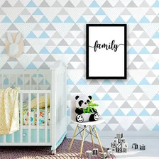 Quadro Decorativo Palavra Family 45x34cm Foto  mini 1