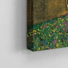 Quadro decorativo PlimShop Quadro quadro o beijo gustav klimt canvas arte decorativo 80x80cm - madeira Foto mini 3