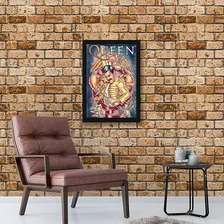 Quadro Decorativo Queen Freddie Mercury 45x34cm Foto mini 1