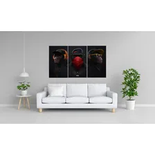Quadro Decorativo Sala Grande Kit Quadro Decorativo Cor Branco Desenho Macacos Foto mini 3