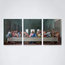 Quadro Decorativo Santa Ceia Jesus Cristo 30x20cm Foto mini 1