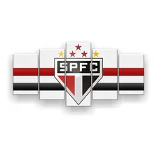 Quadro Decorativo São Paulo Futebol Clube 129x61 5 Peças Foto mini 1