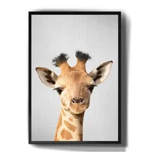 Quadro decorativo Tribos Quadro quadro decorativo girafa animais natureza diversidade - vibrante Foto  mini 1