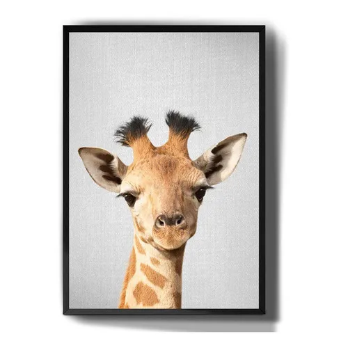 Quadro decorativo Tribos Quadro quadro decorativo girafa animais natureza diversidade - vibrante Foto 1