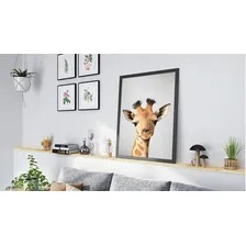 Quadro decorativo Tribos Quadro quadro decorativo girafa animais natureza diversidade - vibrante Foto mini  3