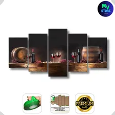 Quadro Decorativo Vinho Uva Adega Cozinha Sala Copa Taça 3mm Foto  mini 1