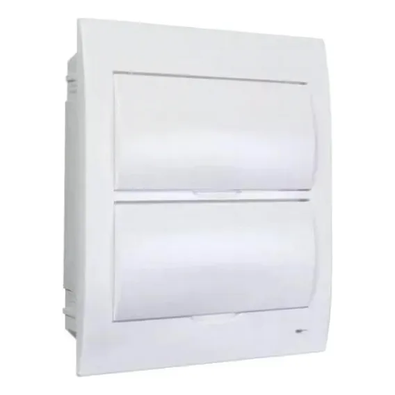 Quadro Distribuiçao Embutir 24 Disj Porta Opaca C Barramento Foto 1