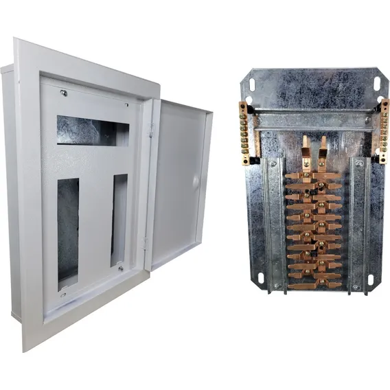 Quadro Distribuição Embutir Com Kit Bifásico 24c Din 100a Foto 1