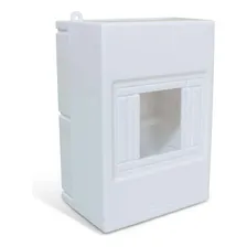 Quadro Distribuicao Sobrepor 4 Din S/ Barramento Ssct4 Steck Foto  mini 1