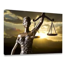Quadro Elegante Para Escritório Advocacia Deusa Justiça Sala Foto mini 1