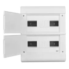 Quadro Embutir Steck 24 Disj Barramento 2 Fases Neutro/terra Foto mini  2