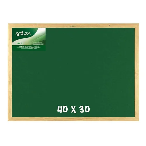 Quadro Escolar Verde 40x30 Souza Foto 1