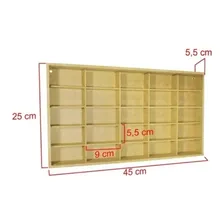 Quadro Estante Para 25 Carrinhos Miniatura Mdf Madeira Foto mini 2