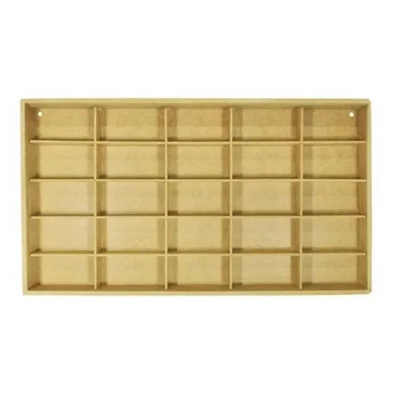 Quadro Estante Para 25 Carrinhos Miniatura Mdf Madeira Foto 1