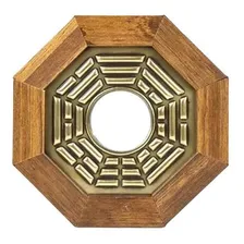 Quadro Feng Shui Baguá Céu Anterior Com Espelho Convexo 13cm Foto mini 2