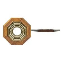 Quadro Feng Shui Baguá Céu Anterior Com Espelho Convexo 13cm Foto mini 3