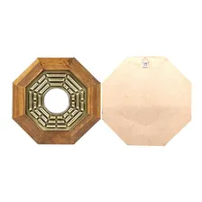 Quadro Feng Shui Baguá Céu Anterior Com Espelho Convexo 13cm Foto mini 1
