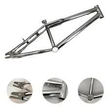 Quadro + Garfo Cross Freestyle Fly Bmx Cromado Aro 20 Dnz Tamanho Del Quadro M Foto mini  2