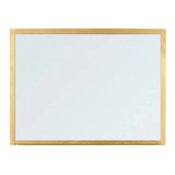 Quadro Lousa Madeira Branco 30x40 Estudos Escola Apagador Foto 1