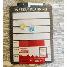 Quadro Lousa Magnético Imã Planejamento Anotações E Recados Cor Branco Planner Foto mini  3