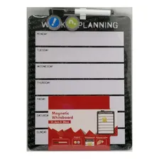 Quadro Lousa Magnético Imã Planejamento Anotações E Recados Cor Branco Planner Foto mini  2