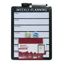 Quadro Lousa Magnético Imã Planejamento Anotações E Recados Cor Branco Planner Foto  mini 1
