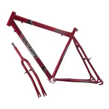 Quadro Masculino Em Aço Carbono Ultra Bike Aro 26 Com Garfo Cor Vermelho Foto mini 1