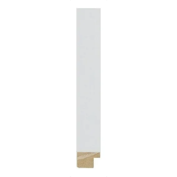 Quadro Medida Padrão A4 Com Vidro Moldura Laqueada Cor Branco Foto 1