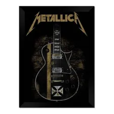 Quadro Metallica Poster Com Moldura 44x32cm Foto mini 1