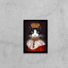Quadro Meu Gato Rei 24x18cm Foto mini 1
