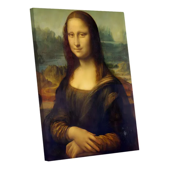 Quadro Mona Lisa 40x60cm Mona Lisa Foto 1