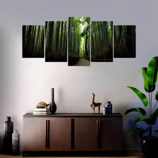 Quadro Mosaico Bambu Foto  mini 1
