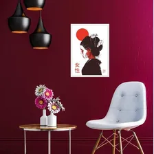 Quadro Mulher Japonesa 45x34cm Foto mini  2