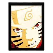 Quadro Naruto Modo Kurama Com Moldura Foto mini 1