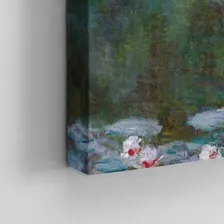 Quadro Nenufares Claude Monet Canvas Arte 80x80cm Foto mini 3
