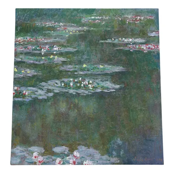Quadro Nenufares Claude Monet Canvas Arte 80x80cm Foto 1
