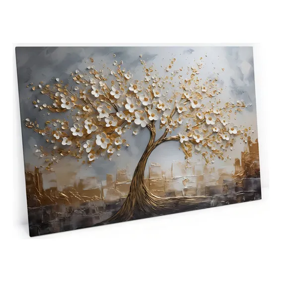 Quadro Para Sala Grande Árvore Da Vida Luxo Foto 1