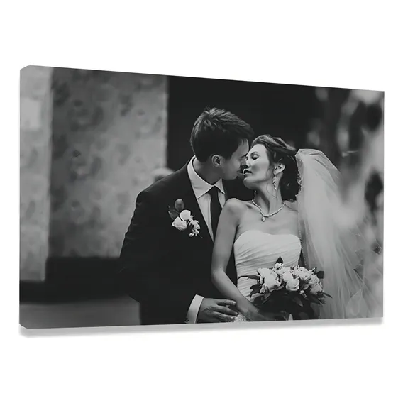 Quadro Personalizado Foto Decorativo Canvas Moderno 90x60 Cor Preto Foto 1