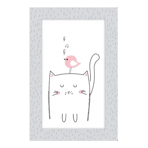 Quadro Placa Decorativa Infantil Gato D'rossi Foto 1